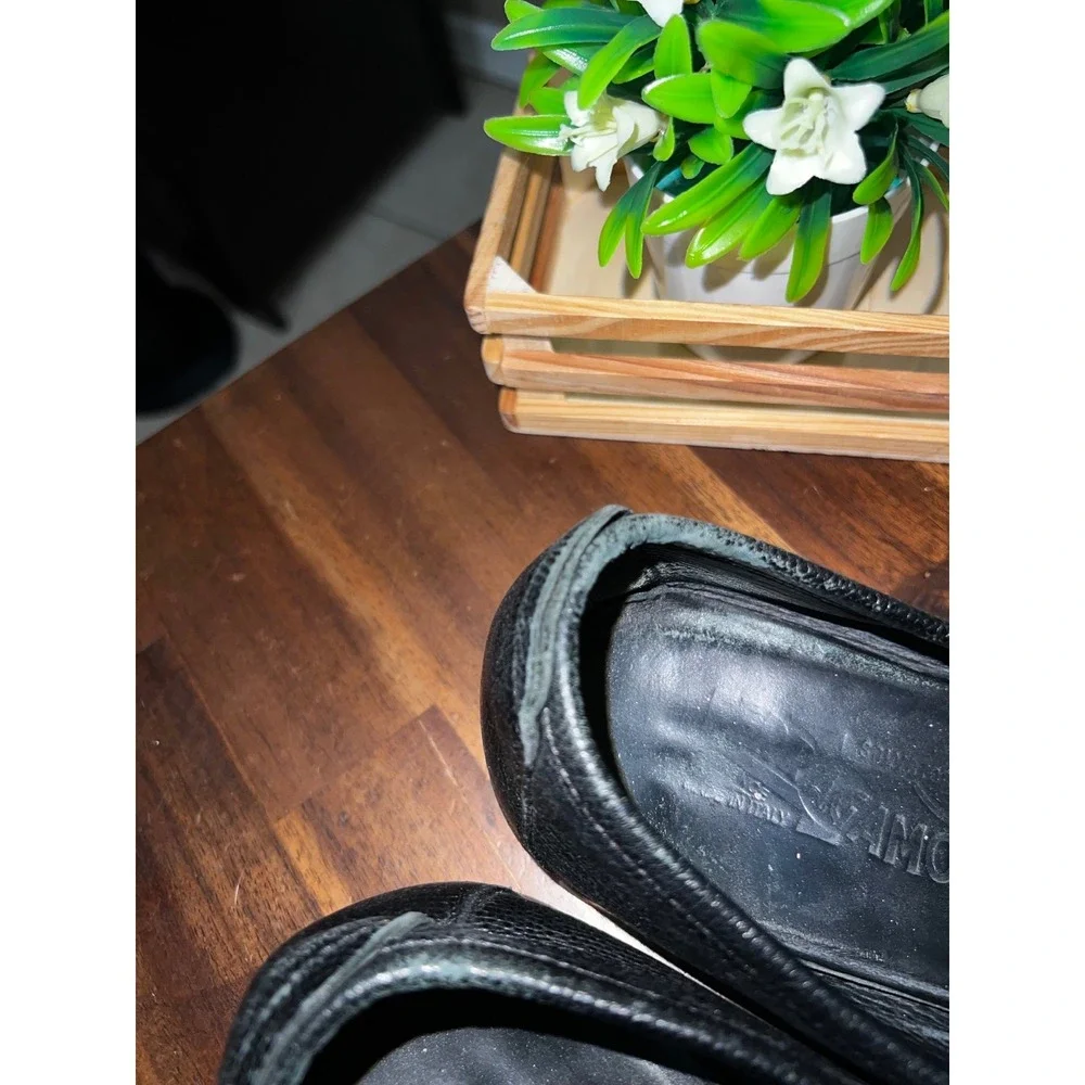 Men‎ Salvatore Ferragamo Black Leather Loafer Size 10.5